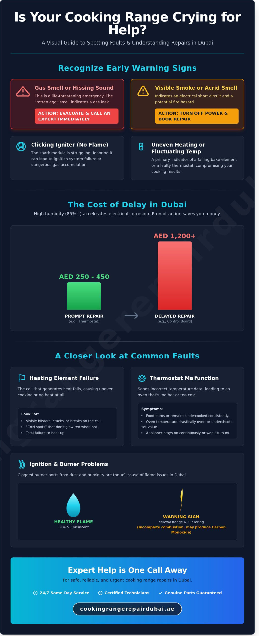 How to Troubleshoot Your Appliance: A Guide to Cooking Range Repair Near Me in Dubai