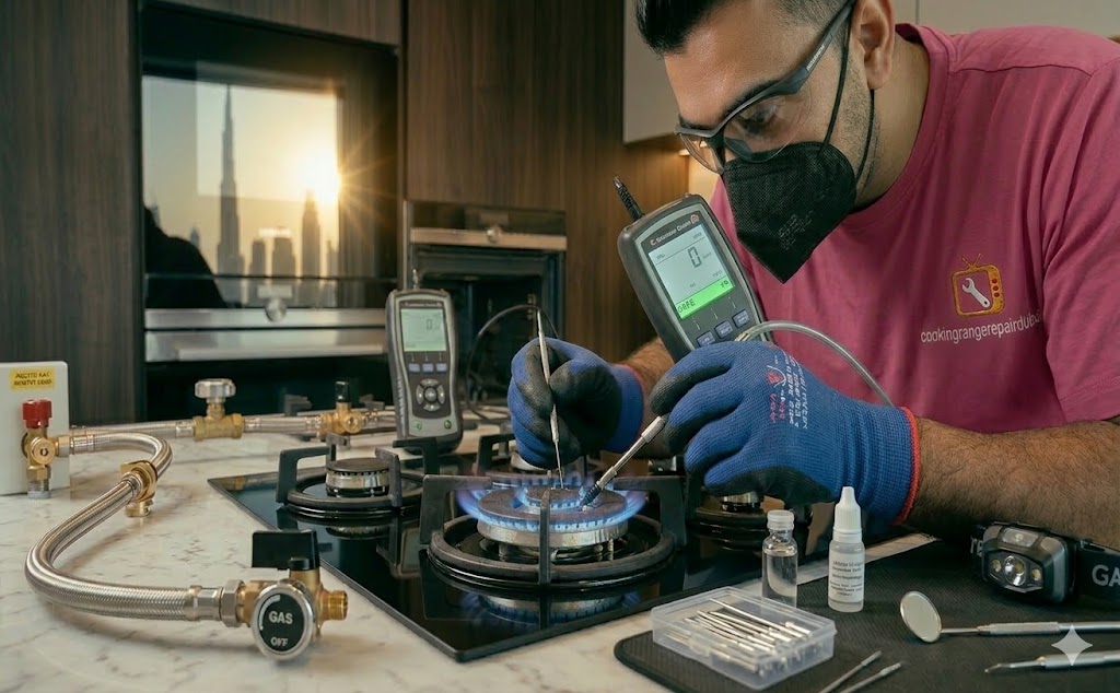 gas cooker burner Repair in Dubai