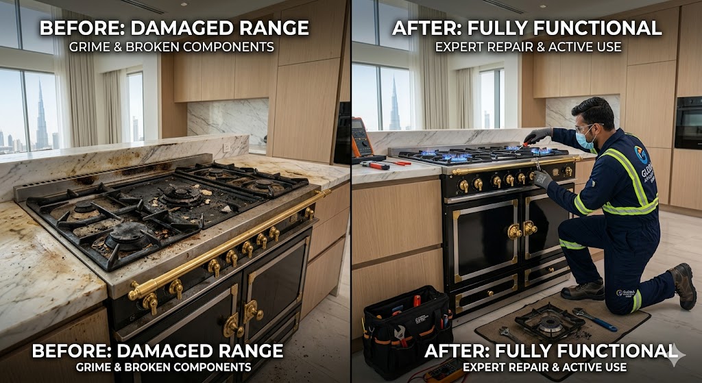 cooking Range Repair in Dubai
