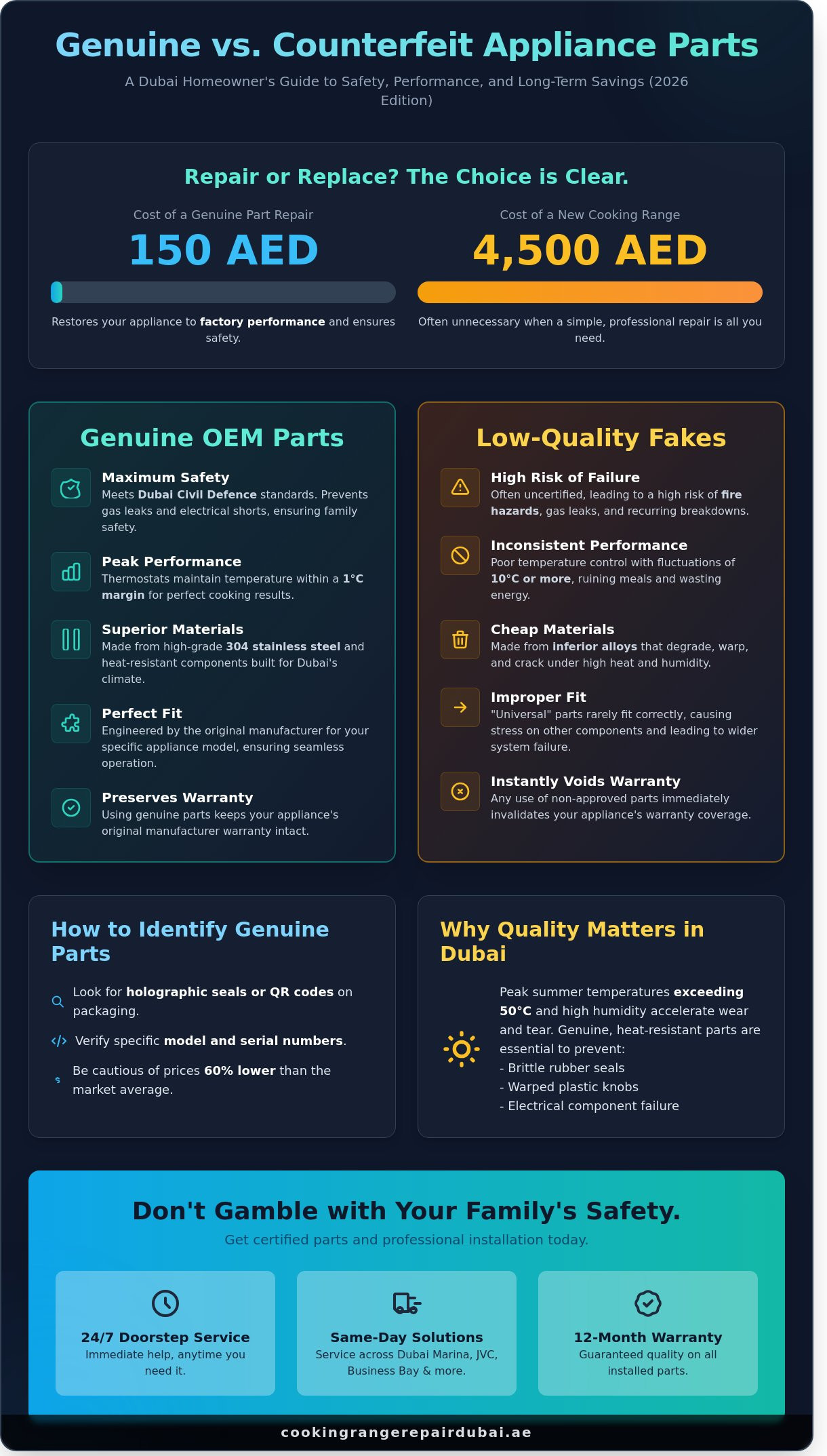 Appliance Spare Parts Dubai: The 2026 Guide to Sourcing and Installation